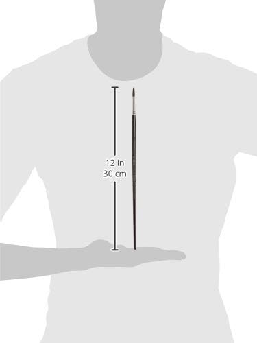 Winsor & Newton Galeria Round Long Handle Brush, Size 6