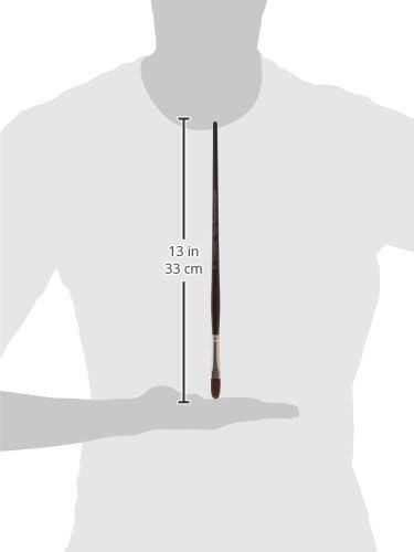 Winsor & Newton Galeria Filbert Long Handle Brush, Size 12