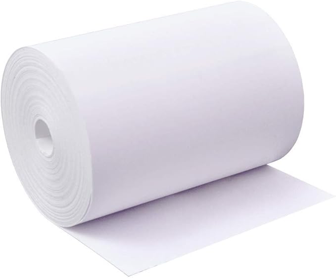 2 1/4 x 75 feet x 128 rolls CORELESS BPA Free Thermal Paper Rolls for Handheld Thermal Receipt Paper Printers. 38mm diameter