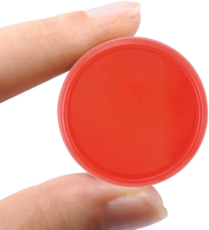 100PCS Discbound Notebook Accessories Expansion Planner Discs Binder Rings Loose-Leaf Plastic Book Binding Disc(Red,1.1"/28 mm)
