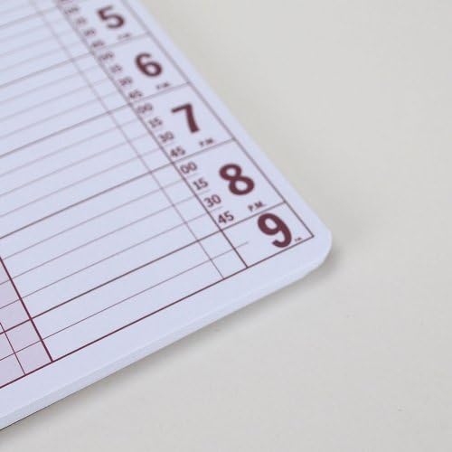 Notebook Planner, 8 Column Appointment Book – Large 16.25" x 13.5" Undated 2024 Planner, Daily & Hourly Planner in 15 Minute Increments – Spiral Notebook Organizer for Scheduling Appointments (8 Columns)