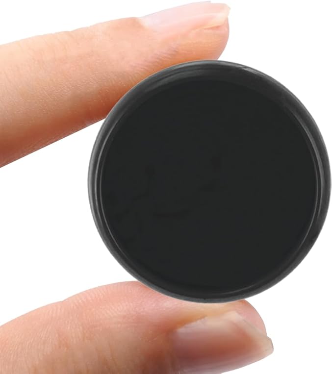 100PCS Discbound Notebook Accessories Expansion Planner Discs Binder Rings Loose-Leaf Plastic Book Binding Disc(Black,1.25"(32 mm)