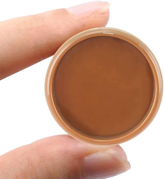 100PCS Discbound Notebook Accessories Expansion Planner Discs Binder Rings Loose-Leaf Plastic Book Binding Disc(Light Brown,1.1"/28 mm)