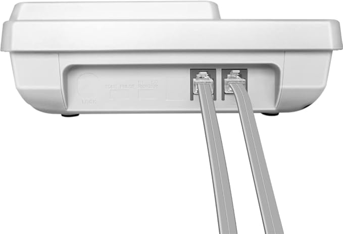 NECABLES 2Pack Phone Cord 15 ft Telephone Cord Phone Cable RJ11 6P4C Male to Male for Landline Phone and Fax - 15 Feet