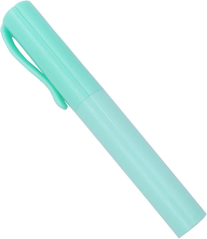 Pen Style Scissors with Cover Foldable Scissors Student Scissors Small Craft Scissors Embroidery Scissors for School, 1.4*2*11.4cm, Green