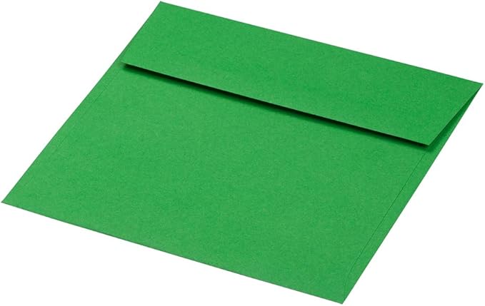 JAM PAPER A9 Colored Invitation Envelopes - 5 3/4 x 8 3/4 - Green Recycled - Bulk 500/Box