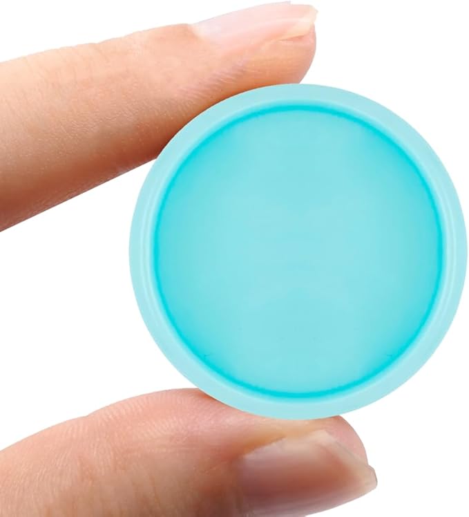 100PCS Discbound Notebook Accessories Expansion Planner Discs Binder Rings Loose-Leaf Plastic Book Binding Disc(Blue,0.9"/24 mm)
