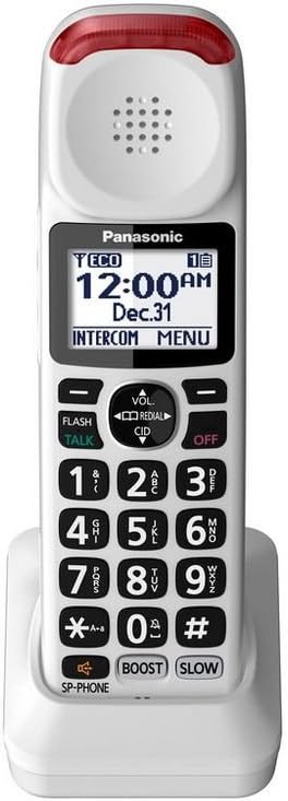 Panasonic Cordless Phone Handset Accessory Compatible with KX-TGM420W Series Cordless Phone Systems - KX-TGMA44W (White)