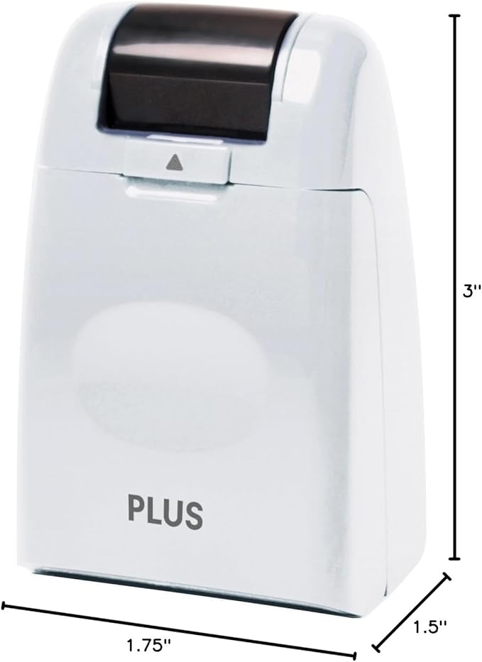 Plus Guard Your Id Roller Stamp, White