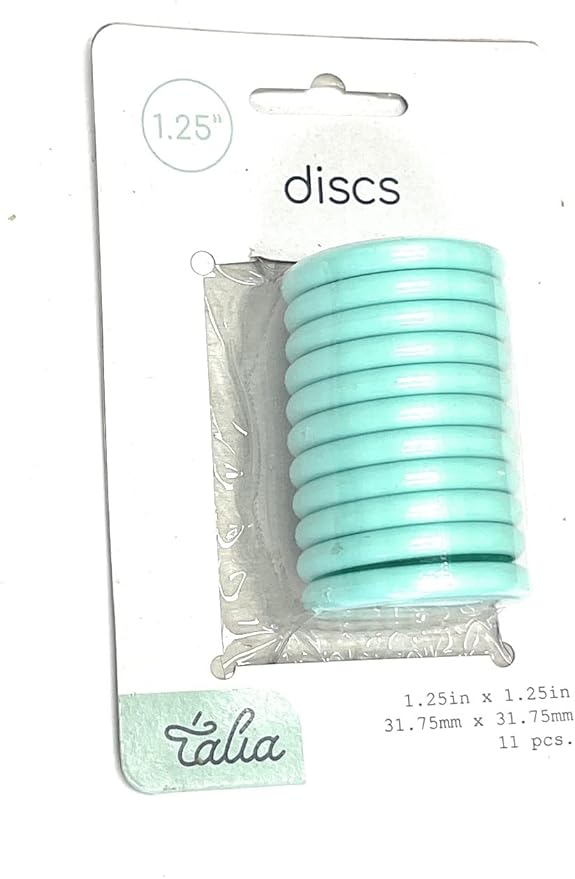Talia Discbound Notebook - Discs (Summer Blue, 1.25inch)