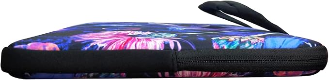 11 11.6 12 12.5 inch Laptop Carrying Bag Chromebook Case Notebook for Apple MacBook Air Samsung HP DELL Lenovo Asus (Purple Flower)