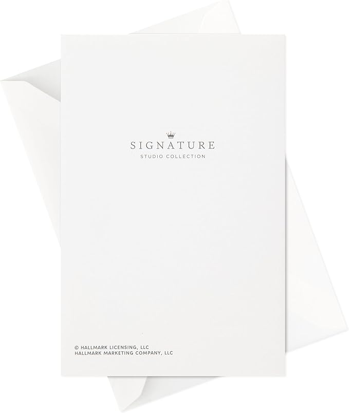 Hallmark Signature Wedding Card, Bridal Shower Card, Engagement Card (Rest of Your Lives)