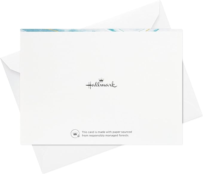 Hallmark Funeral Thank You Cards, Watercolor Agate (20 Thank You for Your Sympathy Cards with Envelopes)