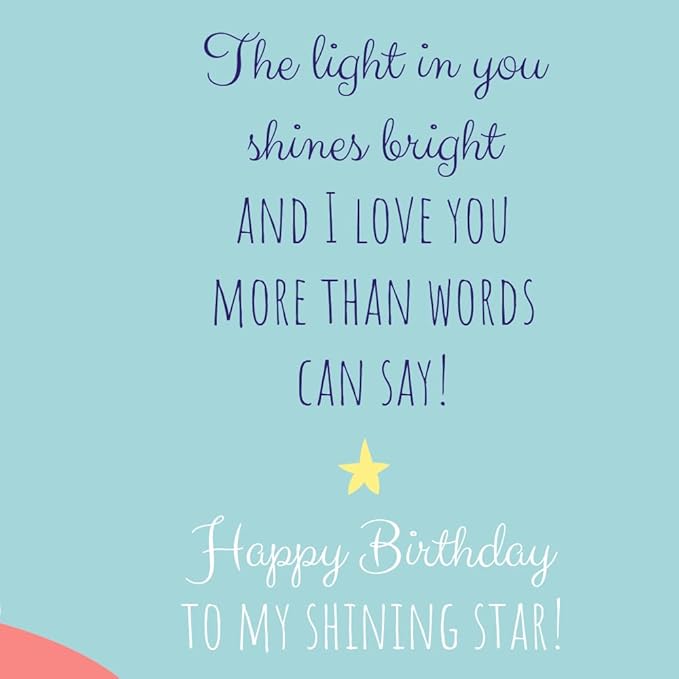 Prime Greetings Birthday Card For Granddaughter, Made in America, Eco-Friendly, Thick Card Stock with Premium Envelope 5in x 7.75in, Packaged in Protective Mailer