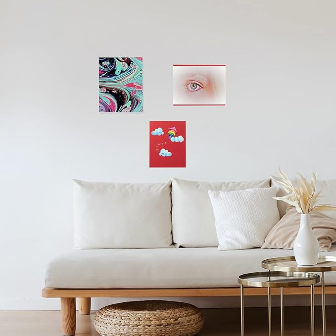 20 Sheets Colored Thick Paper Cardstock Blank for DIY Crafts Cards Making, Invitations, Scrapbook Supplies (Red, 8.5 x 11 inches)