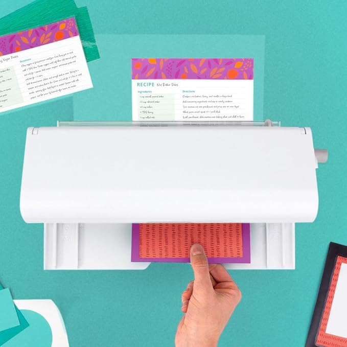 Xyron Creative Station, 9” x 5”, Craft Supplies & Scrapbooking Supplies, Small Label Maker, Makes Invitations, Handmade Cards, Flash Cards, Stickers, Perfect for Home School & Home Office (624632)