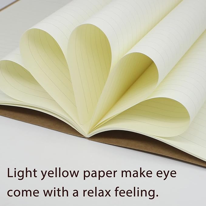 12 Pack 8.5x11 inch Large Lined Notebook Journals Bulk, 32 sheets / 64 Pages, Sketchbook Composition Notebook Journals Subject Notebooks Planner for College Students Office