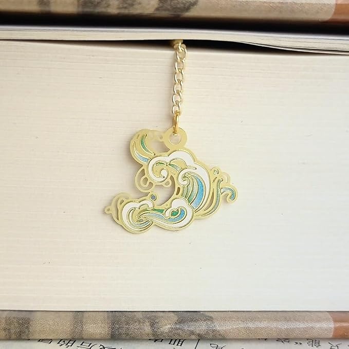 MOZART Gift Box Kunai Chinese Style Brass Bookmark Classical Mythological Characters Mountain and Sea Sutra Series Creative Cultural Copper Bookmark Metal Bookmarks