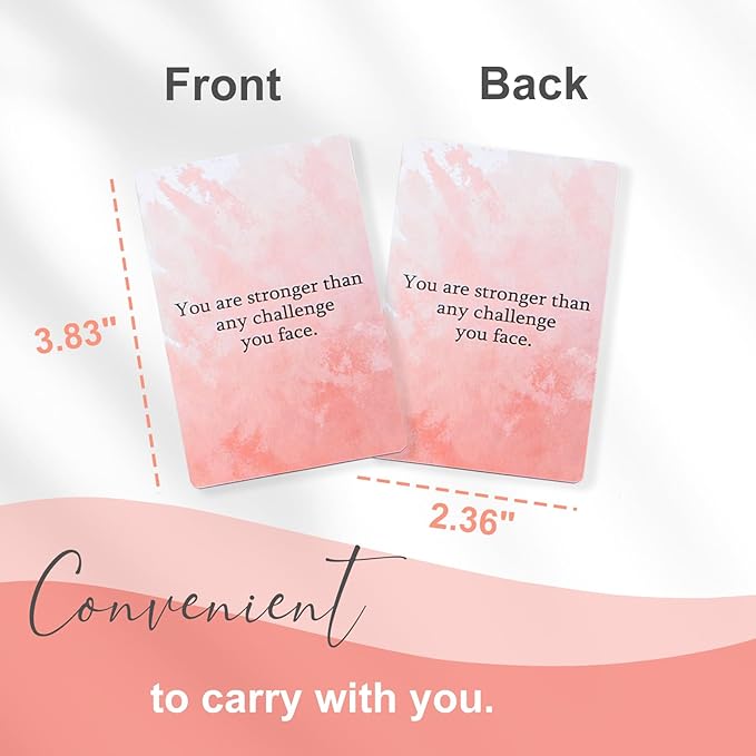 Funny Affirmation Cards for Women - Daily Positive Affirmations for Friend,Sister, Daughter, Wife, Boss & Coworker - Inspirational Self Care Gifts for Badass Woman Birthday Gift