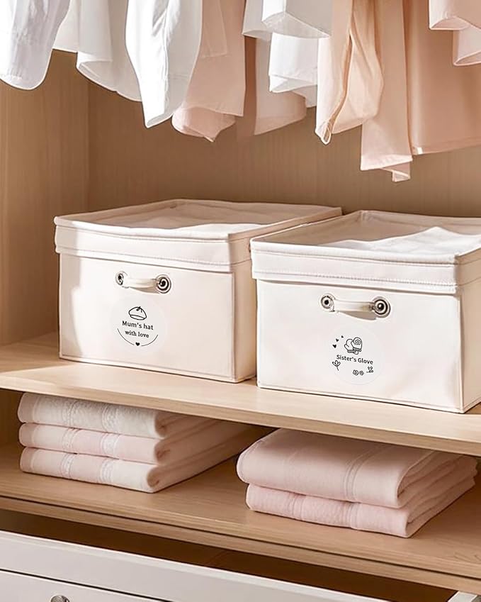 Phomemo 2” Circle Thermal Label, Self-Adhesive Round Sticker Labels, Circular Direct Thermal Printer Labels for Phomemo 241bt, D520BT, 344WF Label Printer, 500 Labels/Roll, Transparent