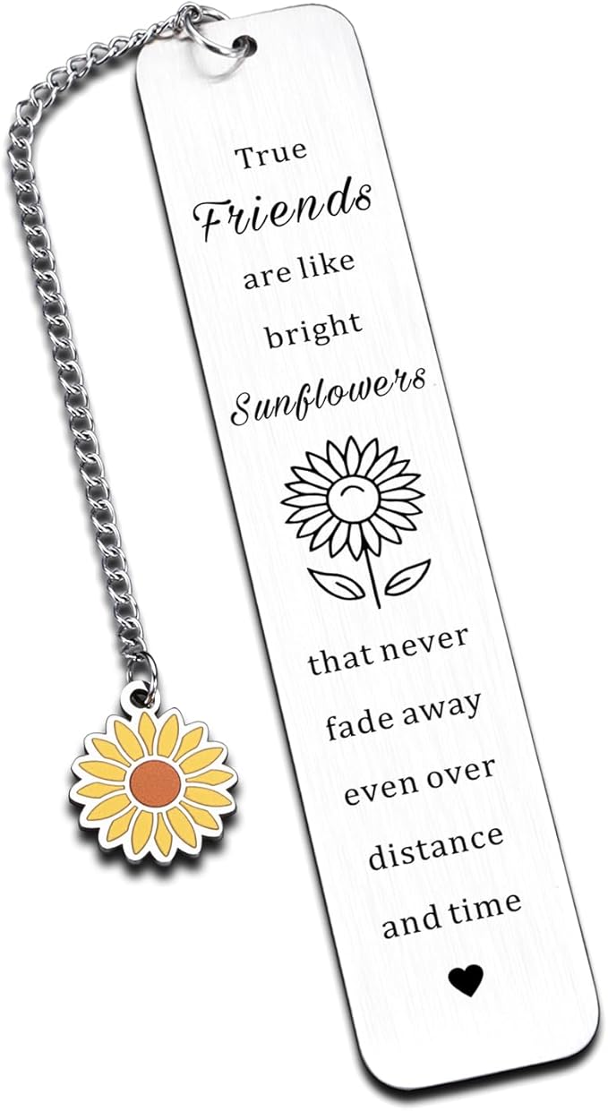 Christmas Stocking Stuffers for Women Friends, Friendship Gifts for Women, Bookmark Gifts for Best Friend Woman, Best Friend Birthday Gifts for Women, Long Distance Going Away Gifts for Friends Women