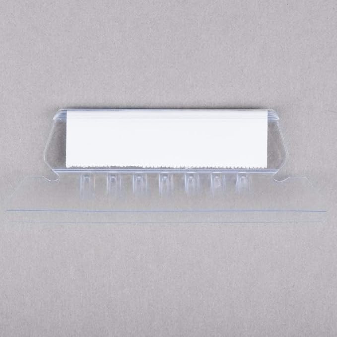 1InTheOffice Plastic Clear Tabs, and Inserts 2" x 5/8", 100/Pack (2")
