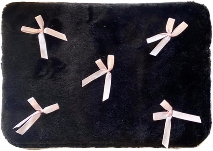 9-11 Inch Tablet Sleeve Case for iPad Pro 11 Air 4 10.2 Tab Protective Bag Cute Bowknot Quilted Puffy Laptop Pouch Carrying Case