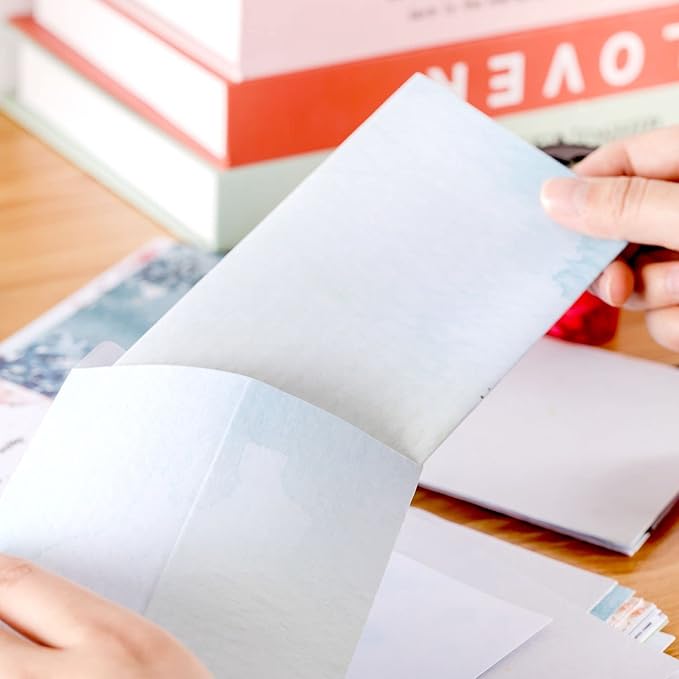 Mr. Pen Stationery Writing Paper with Envelopes for Writing Letter, 30 Letter Writing Paper+18, Cute Stationary Set