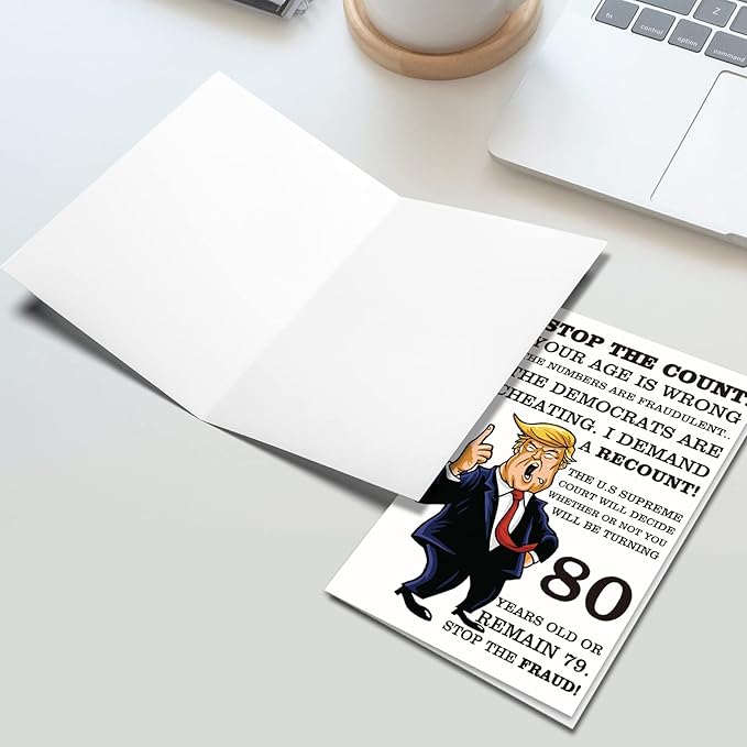 Ogeby Funny 80th Birthday Card, Hilarious 80 Years Old Birthday Card Gift for Friends, Dad, Mom, Husband, Wife, Brother, Sister