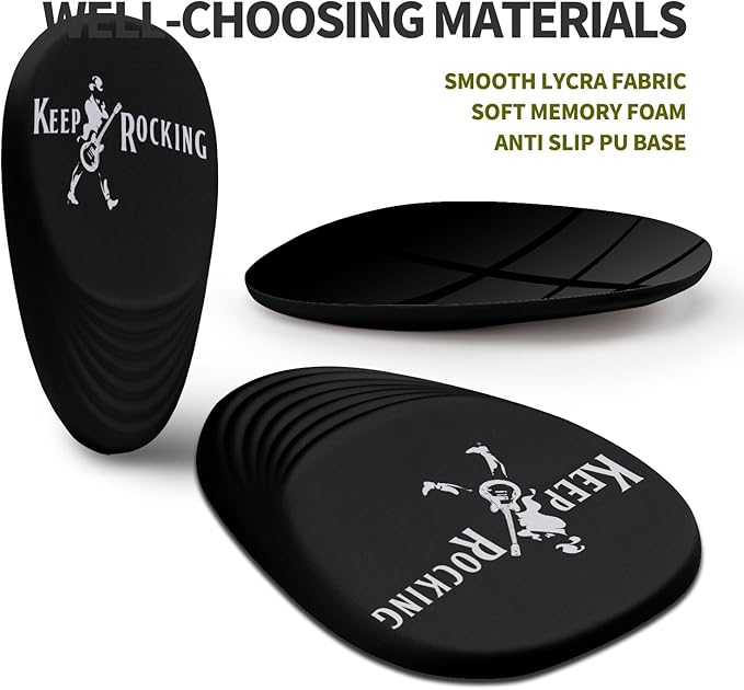 Hokafenle Ergonomic Mouse Pad Wrist Support, Terraced Slope Carpal Tunnel Wrist Pad for Mouse with Unibody Memory Foam, Wrist Rest Pain Relief Mousepad (Rocking, 11.8x7.9 in)