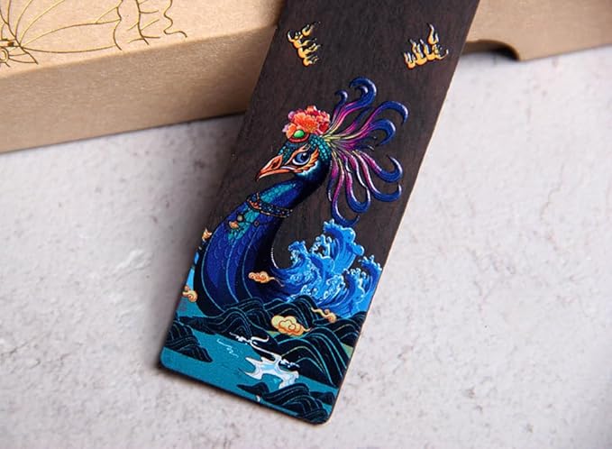 Wooden Bookmark Engraved Book Mark Vintage Style Best Unique Gifts Set for Book Lovers,Women,Men,Teacher,Birthday Present