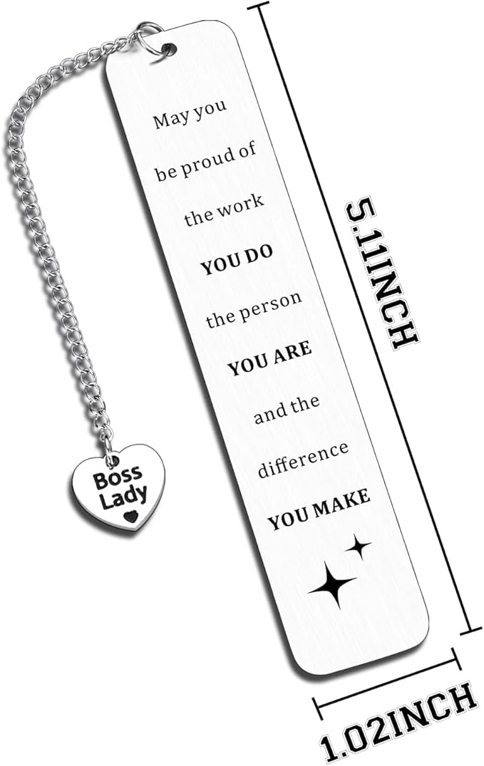 Stocking Stuffers for Boss Lady-Promotion Gifts for Women Book Mark for Reading Women White Elephant Gift for Bosses Secret Santa Gift for Female Best Manager Gifts Boss Leader Gift