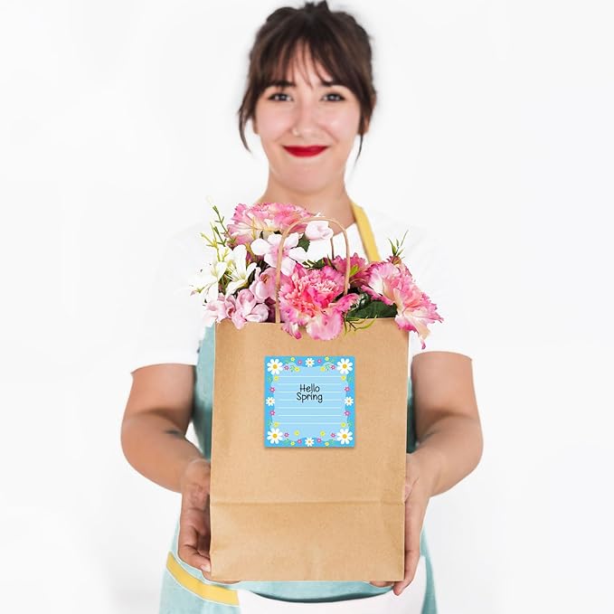 30 Pack Spring Flower Sticky Notes for Kids- 600 Sheets Spring Floral Notepads for Spring Appreciation Gifts Tea Party Gift Birthday Baby Shower Party Favor Spring Notes Message Reminder