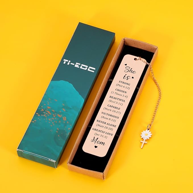 Gifts for Mom from Daughter Son Christmas Bible Bookmark for Women Valentines Mothers Day Birthday Gifts for Mother Mommy Mom to Be Bonus Mom Grandma from Teens Kids Book Lovers Sentimental Gift Idea
