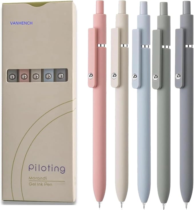 Vanhench Teacher Gifts for Women, Easter Gifts, Black Ink Pen Fine Point Smooth Writing Pen, Aesthetic Pens for Journaling Note Taking, Teacher Supplies, Preppy Stuff, Easter Basket Stuffers for Teens