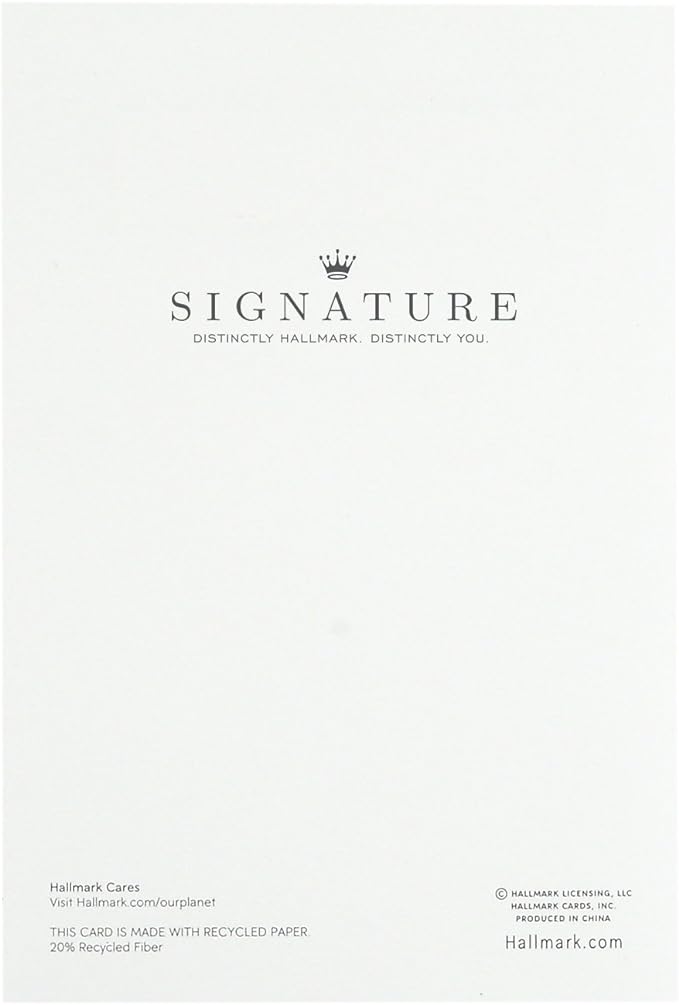 Hallmark Signature Anniversary Card for Couple (Happy Anniversary)