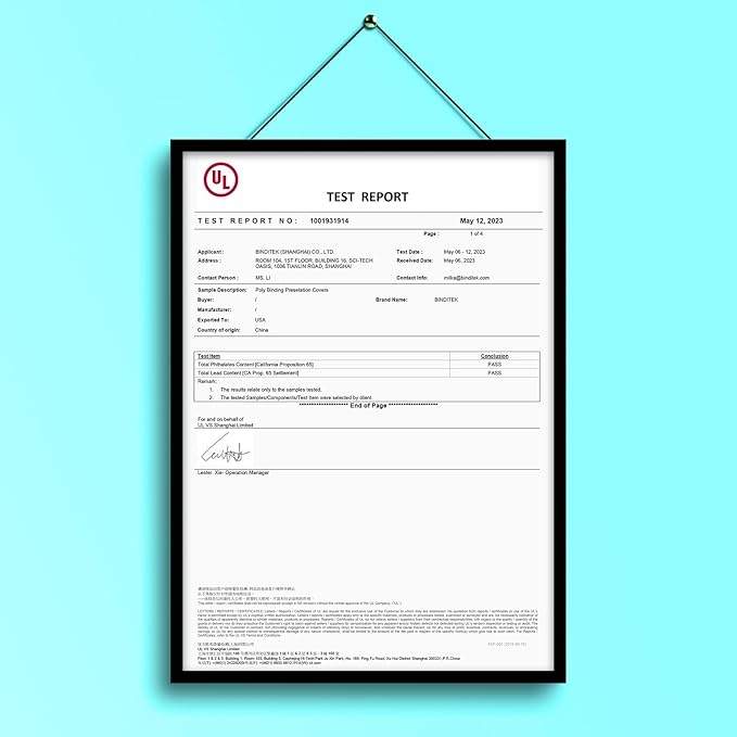 Binditek 50 Pack 15 Mil Frosted Polycover,Semi-Transparent Binding Presentation Covers, 8-1/2 x 11 Inches, Lightly Textured Sand Finish, Square Corners, Un-Punched, Office Supplies