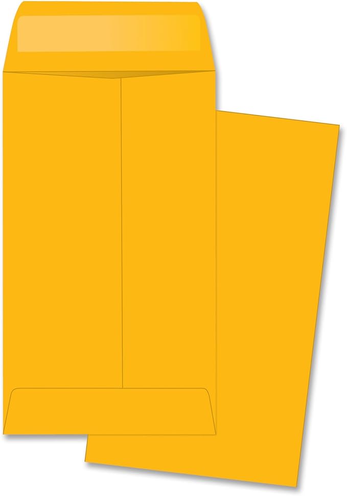 Business Source 04441 Coin Envelopes, No.3, 24lb., 500/BX, 2-1/2-Inch x4-1/4-Inch , Kraft