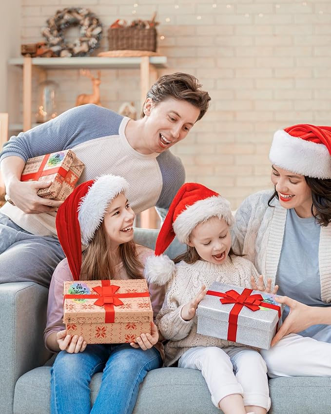 Phomemo 2” Wavy Circle Thermal Label, Self-Adhesive Direct Sticker Labels, Thermal Printer Label for Logo Design, Name Tag, Thanks Card, Address, QR Code, 500 Labels/Roll, Gradient