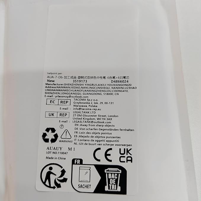 AUAUY 6PCS Gel Pens, Retractable Quick Dry Gel Ink Pen, Pens for Journaling with 6 Refill, Cute Pens, Smooth Writing Pens, 0.5mm Black Ink Pens, Office School Supplies Kids Gift(Double Matching Color)