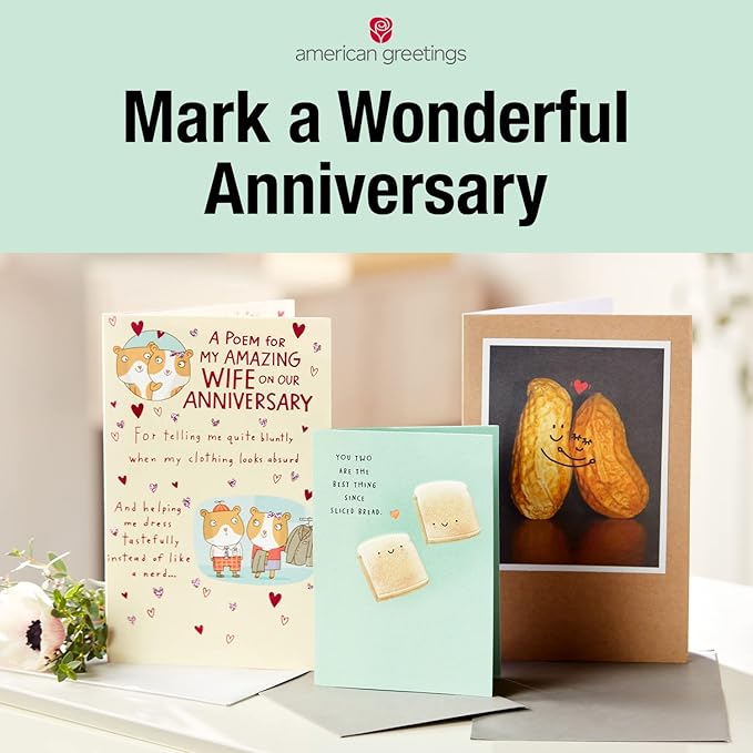 American Greetings Anniversary Card for Couple (A Little Bubbly)