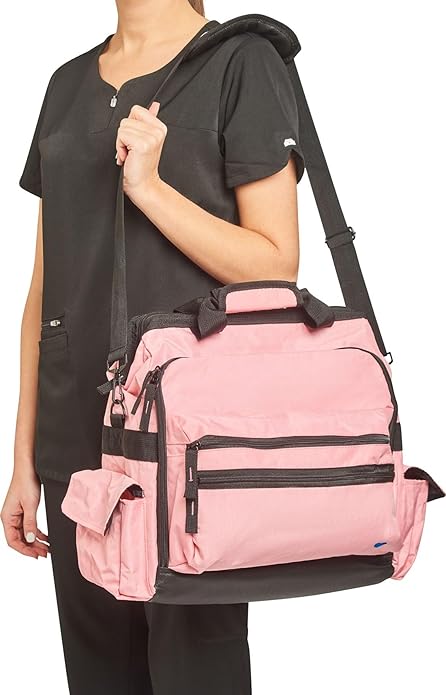 Nurse Mates Ultimate Nursing Bag | Multiple Compartments | Interior Laptop Compartment | Durable Zippers