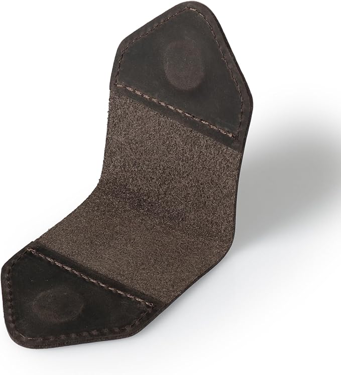 Londo Genuine Leather Handmade Bookmark (Set of 2) (Magnetic, Chestnut)