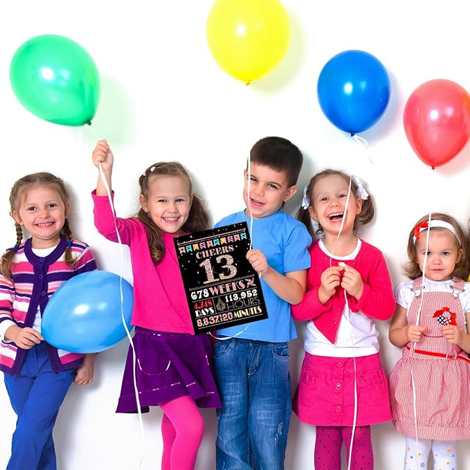 13th Birthday Card, 13th Birthday Decorations for Girls, 13th Birthday Gifts for Daughter, Back in 2012 Birthday Card, Rose Gold