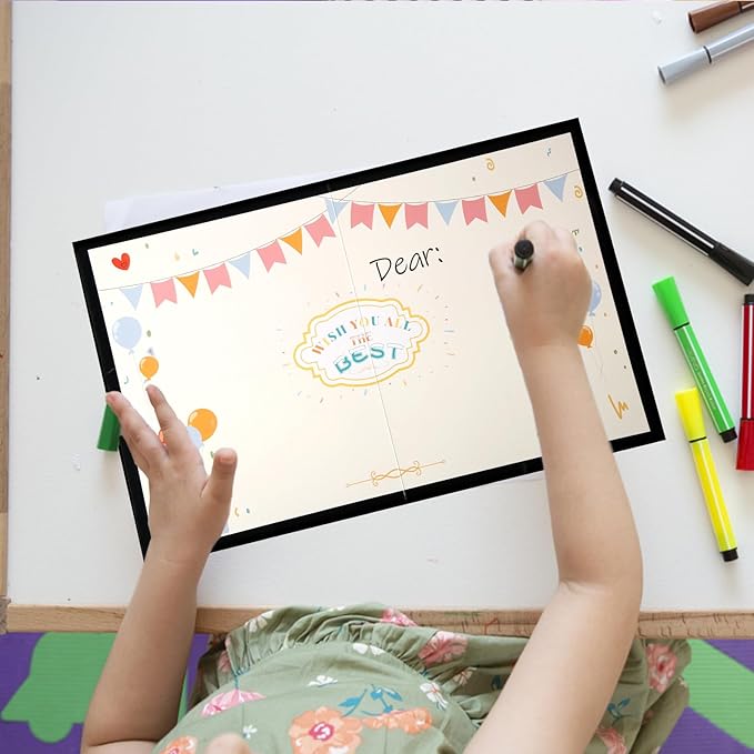 Large Greeting Card Farewell, 11x17.3 Inch Jumbo Good Luck Card Big Farewell Gift Card with Envelope Huge Funny Leaving Card Coworkers Goodbye Card for Colleague Friends (Black)