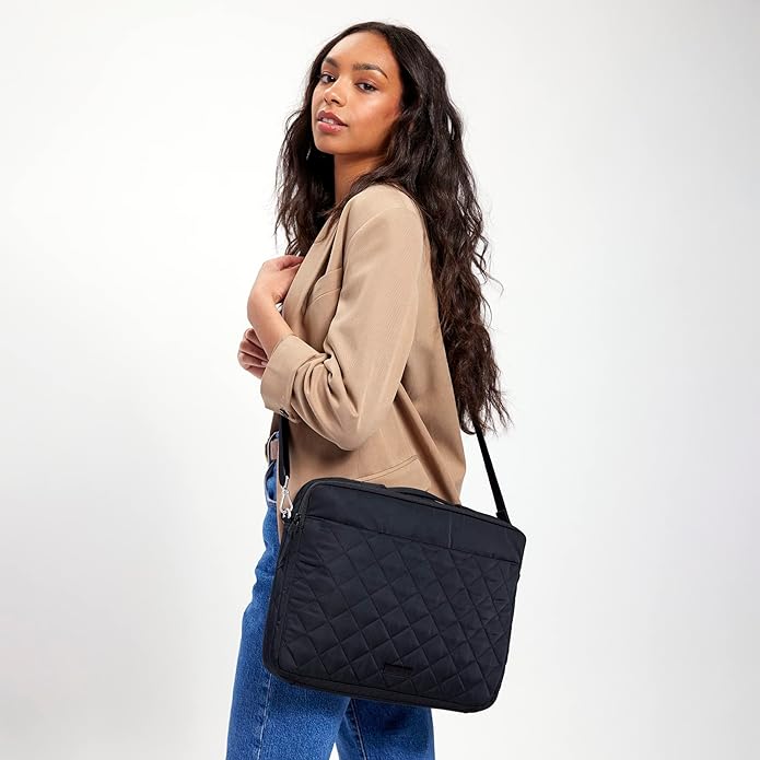 Vera Bradley Women's Performance Twill Laptop Crossbody Workstation