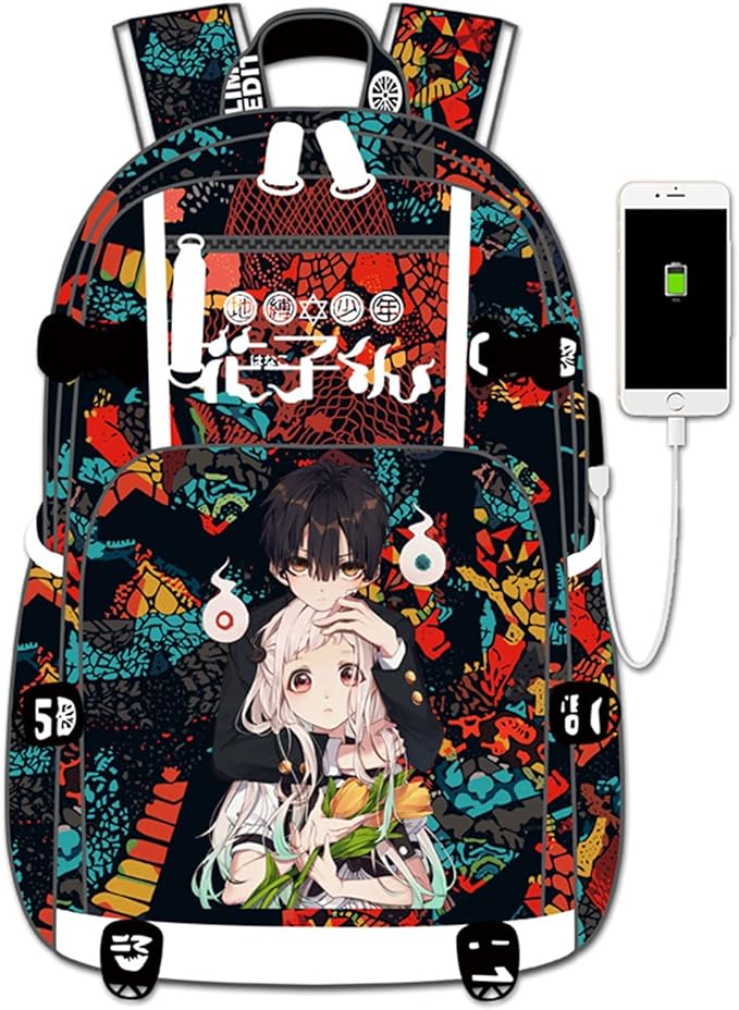 ISaikoy Anime Toilet Bound Hanako kun Backpack Satchel Bookbag Daypack School Bag Laptop Shoulder Bag Style15