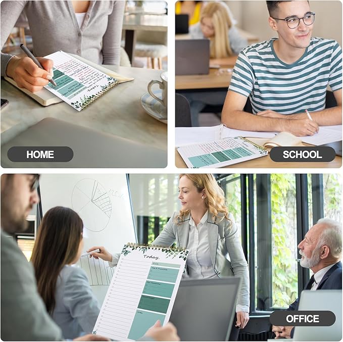 To Do List notepad - To Do List Notebook for Work with 52 Sheets, Undated Daily Planner Perfect for Daily Tasks and Goal Setting, To Do List Notepad Suitable for Office, Desk, Classroom,