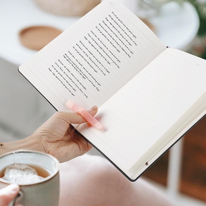 Thumb Book Page Holder for Reading 2Pack,Starry Ring Opener Bookmark,Readers Reading Finger Holder Book Lovers Gifts (Green, Purple)