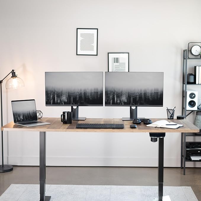 VIVO Reclaimed Wood Universal 71 x 30 inch Solid One-Piece Table Top for Standard and Sit to Stand Height Adjustable Home and Office Desk Frames, DESK-TOP71P